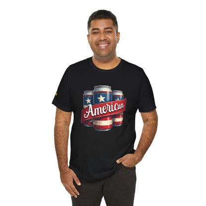 American Beer Can – Funny Patriotic 4th of July T-Shirt