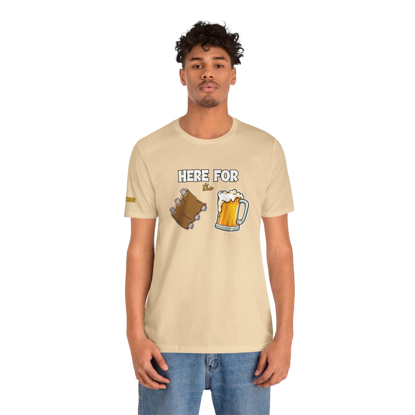 Here for the Ribs & Beer - Funny BBQ T-Shirt