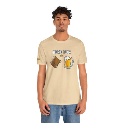 Here for the Ribs & Beer - Funny BBQ T-Shirt