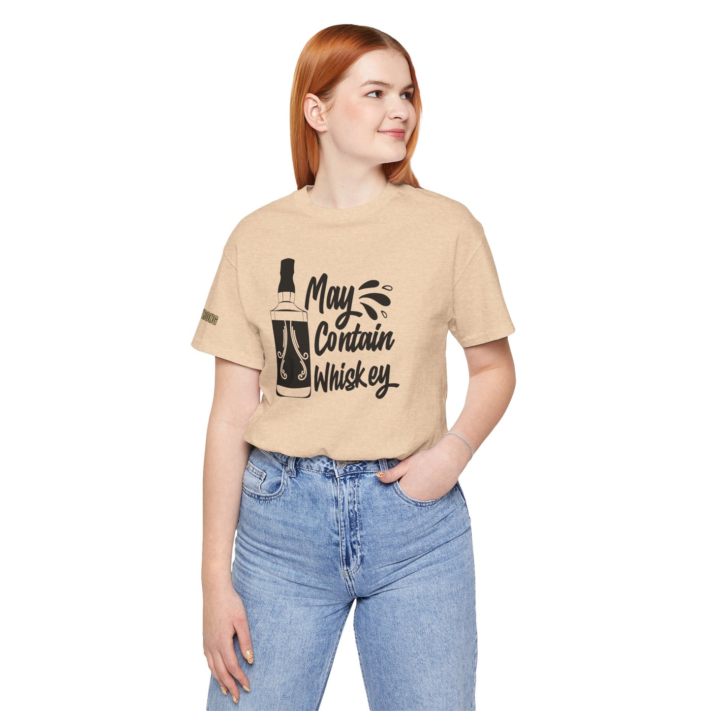 May Contain Whiskey Funny Drinking T-Shirt
