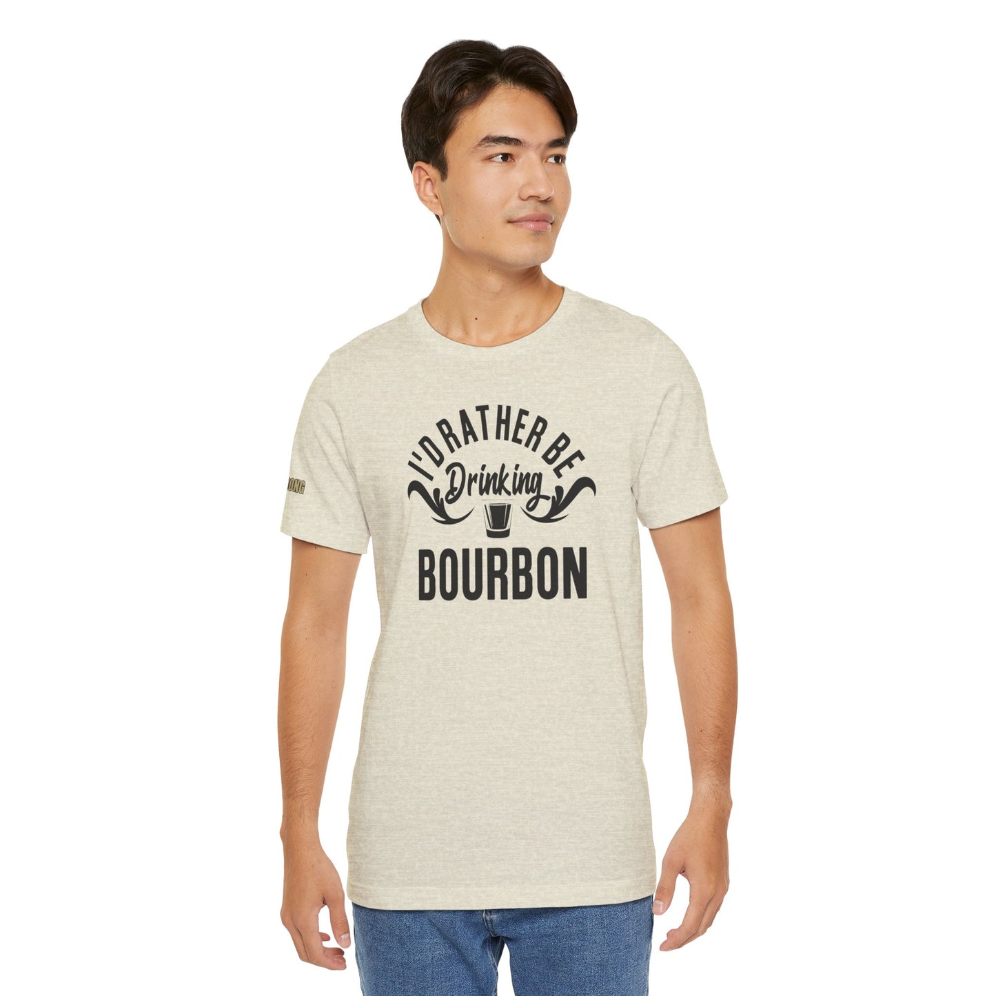 I'd Rather Be Drinking Bourbon Funny Whiskey T-Shirt