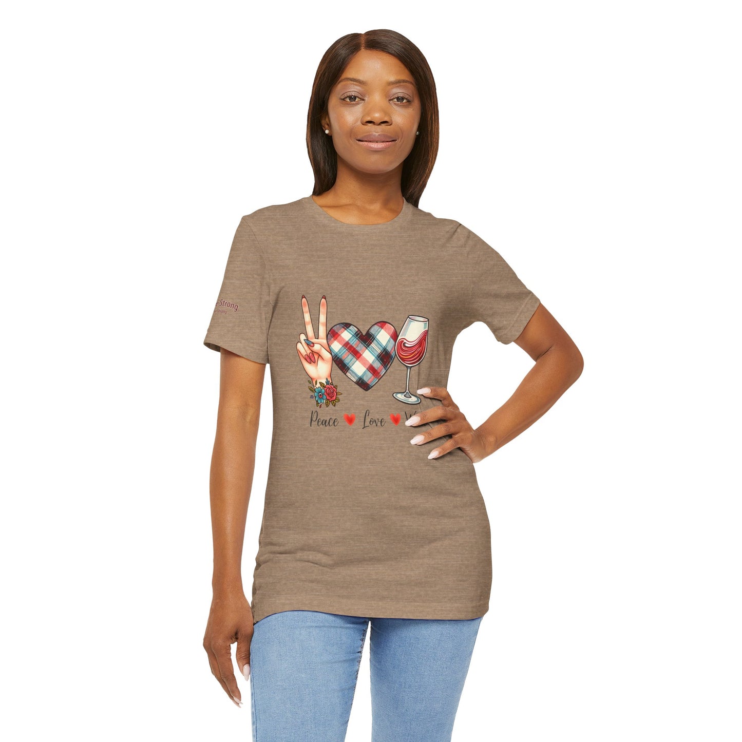 Peace, Love, Wine T-Shirt