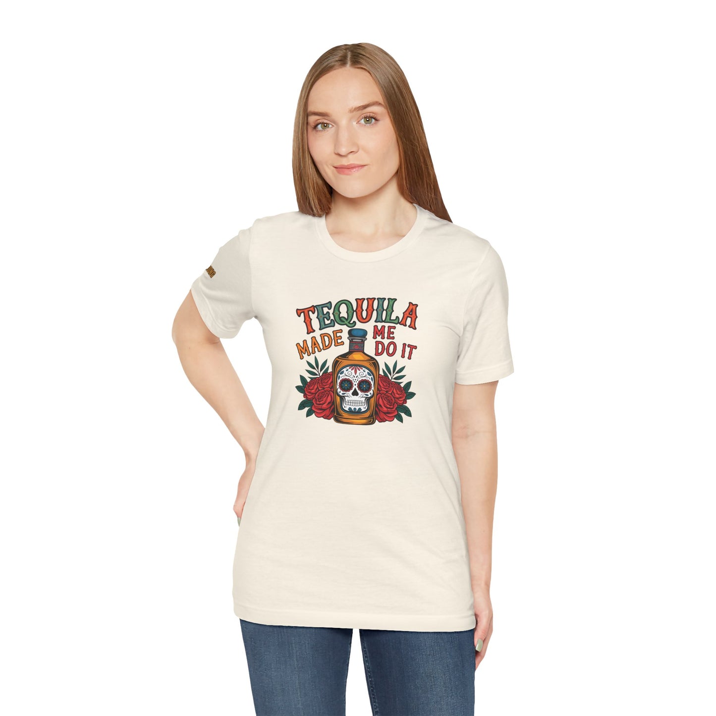 Tequila Made Me Do It – Sugar Skull Fiesta Tee