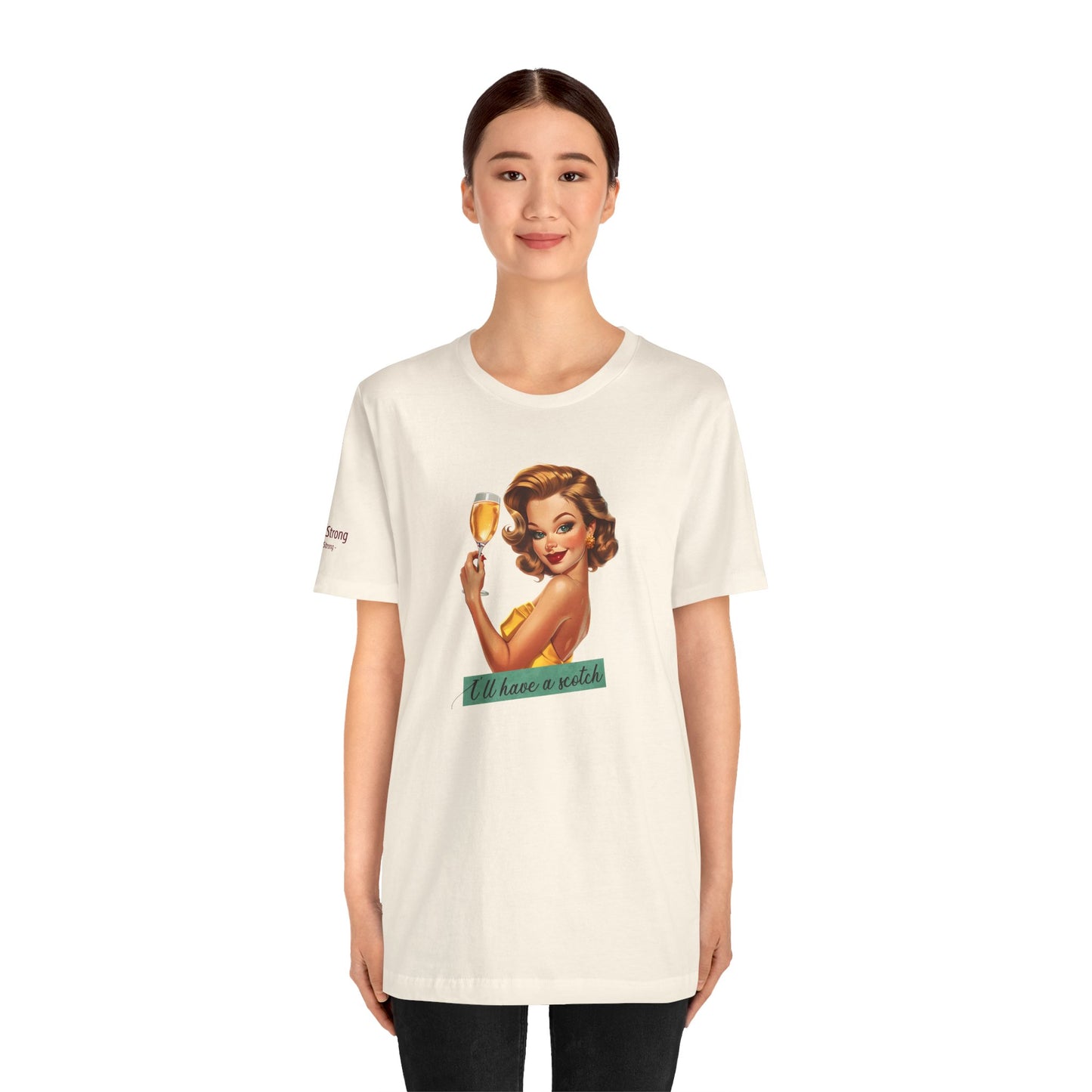Vintage Glam Classy & Bold – I'll Have a Scotch Tee