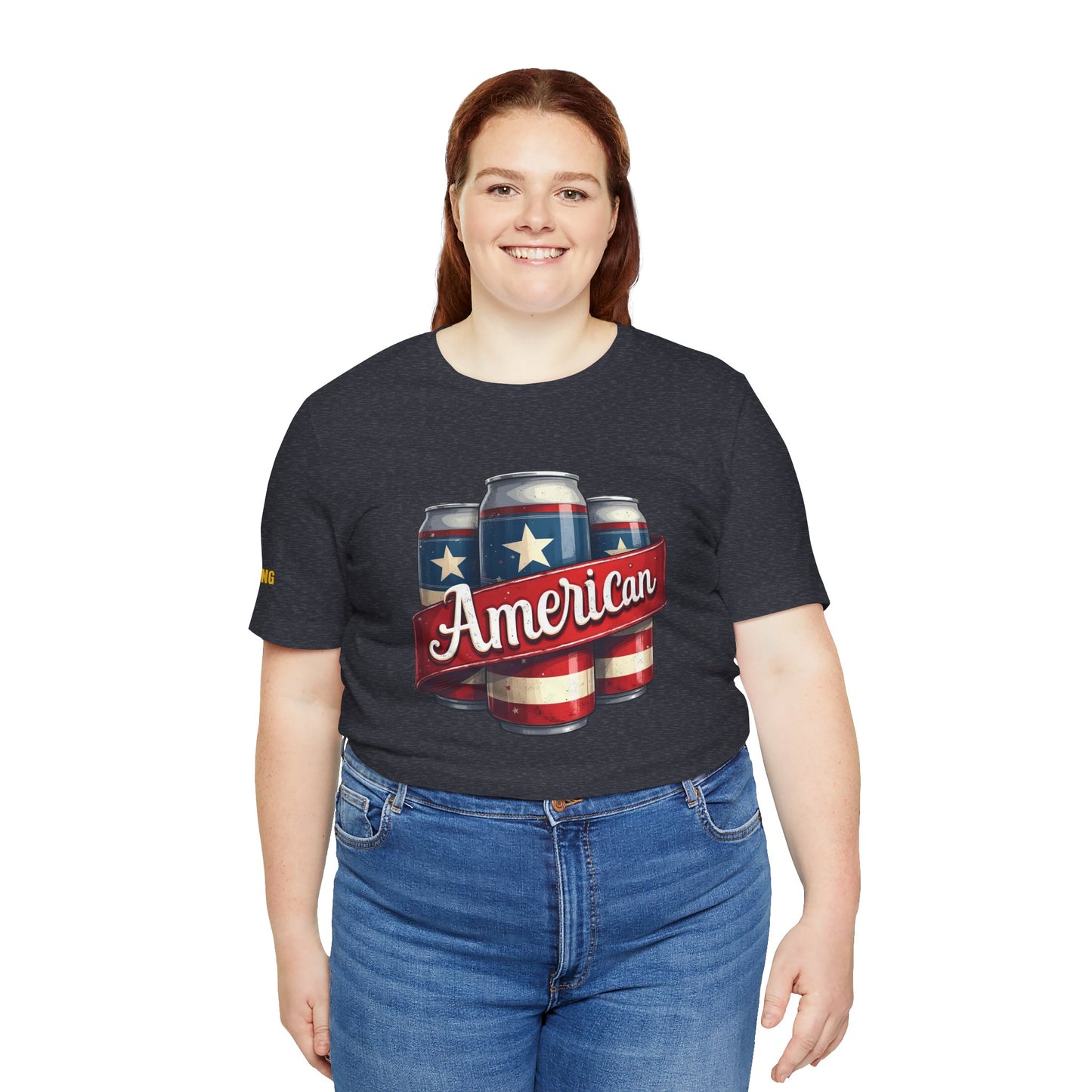 American Beer Can – Funny Patriotic 4th of July T-Shirt