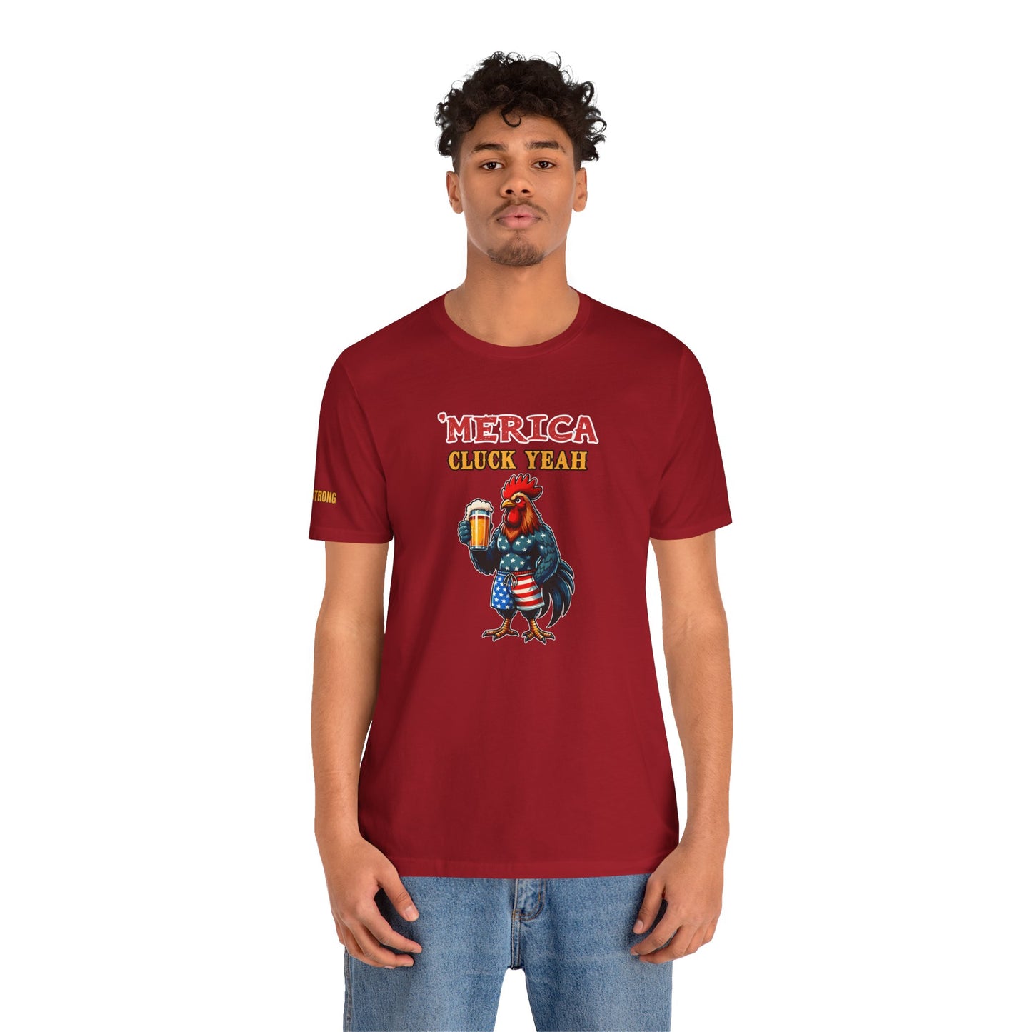 ‘Merica – Cluck Yeah! | Funny Patriotic Beer T-Shirt