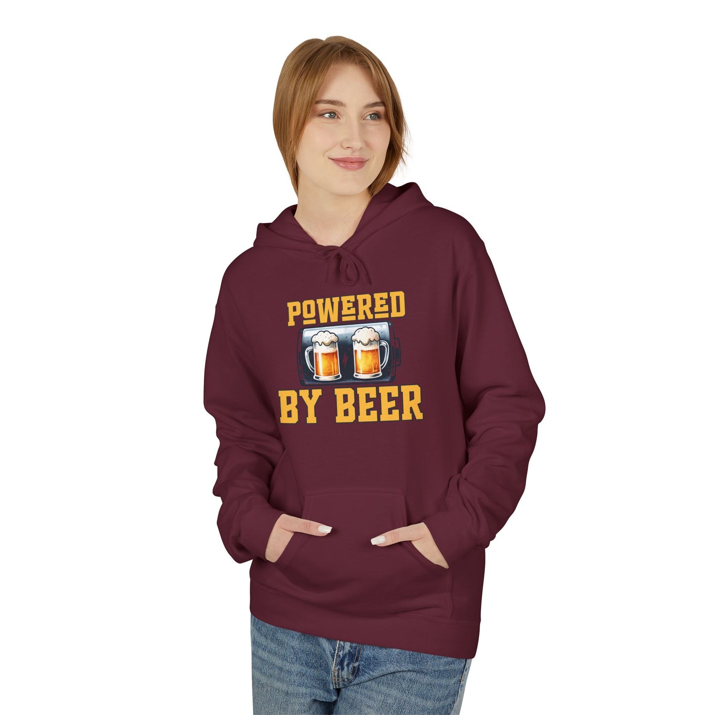 Powered by Beer Hoodie